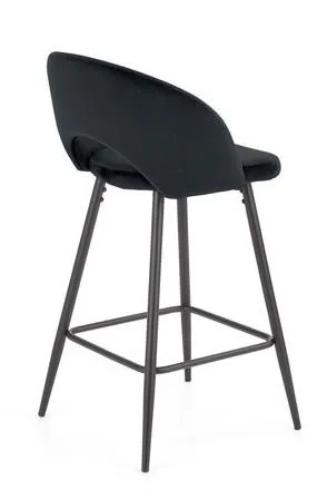 Стул барный HALMAR H96 черный/черный фото 2