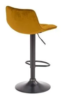 Стул барный HALMAR H95 горчичный/черный фото 2