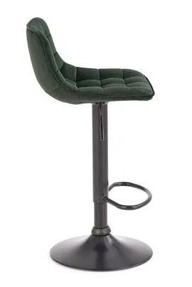 Стул барный HALMAR H95 темно-зеленый/черный фото 3
