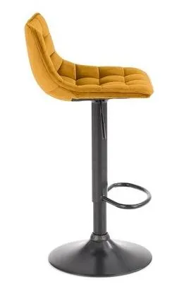 Стул барный HALMAR H95 горчичный/черный фото 3