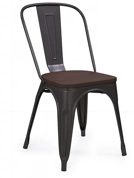 Стул металлический Bistro Wood