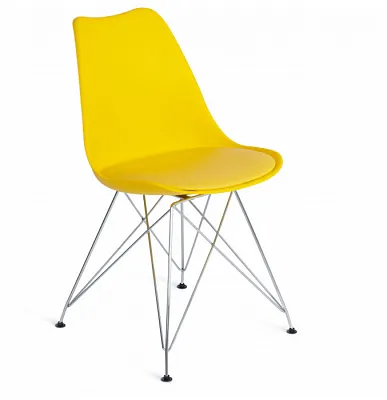 Стул TULIP IRON CHAIR желтый