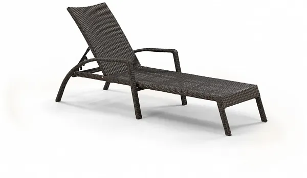 Шезлонг-лежак плетеный A30A-W53 Brown
