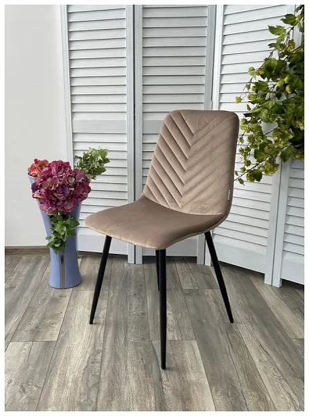Стул DUKE BLUVEL-40 BEIGE, велюр фото 6
