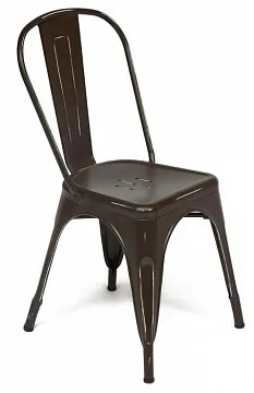 Стул LOFT CHAIR коричневый винтаж