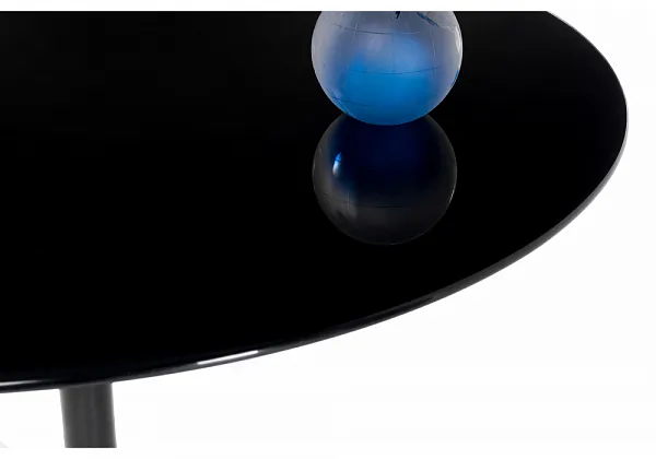 Стол Tulip 90 black glass