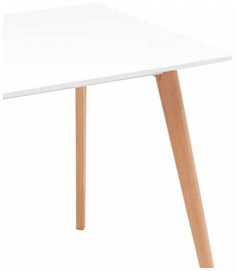 Стол обеденный FRANK NEW 120*80 белый фото 3