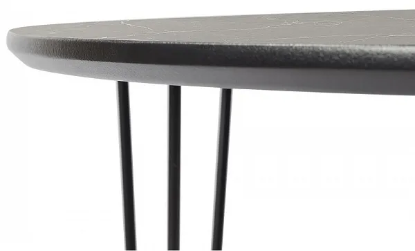 Стол Solution диам.100см, серый мрамор фото 3