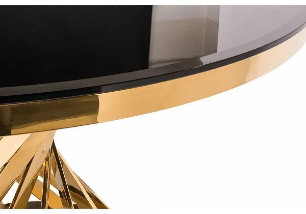 Стол Twist gold / black фото 2