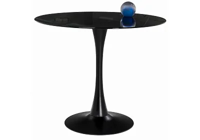 Стол Tulip 90 black glass