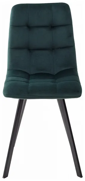 Стул CHILLI SQUARE BLUVEL-78 GREEN, велюр / черный каркас, фото 3