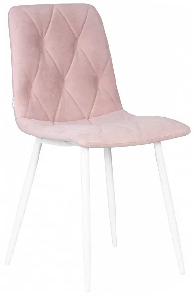 Стул CHILLY ROMBO Розовый Simple 03, основание белый фото 2