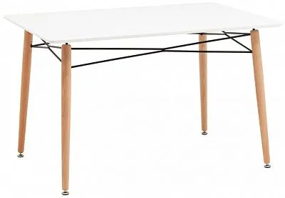 Стол Eames DSW Rectangle New 120*80 белый