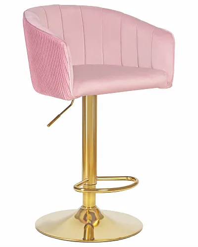 Стул барный Darcy Gold розовый