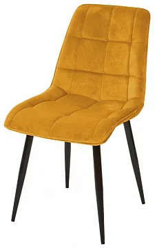 Стул CHIC BLUVEL-68 желтый / черный каркас