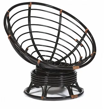 Кресло-качалка ",PAPASAN", w 23/01 B / без подушки / Antique brown (античный черно-коричневый)