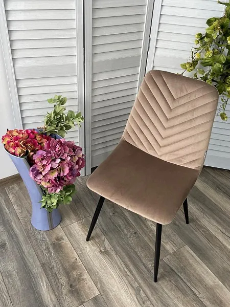 Стул DUKE BLUVEL-40 BEIGE, велюр фото 4