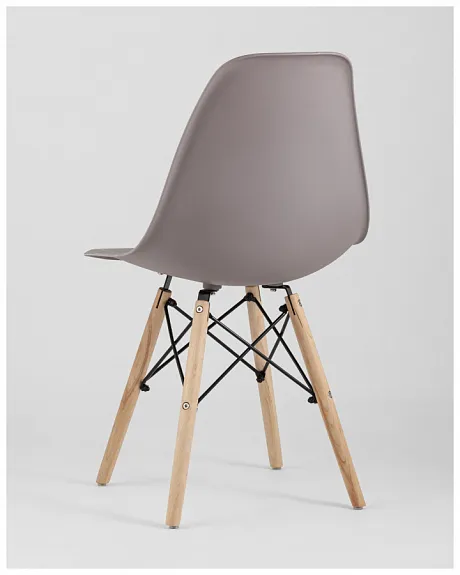 Стул Eames Style DSW темно-бежевый (разборный каркас) фото 10