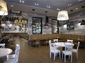 Установка мебели для ресторана «Bazar» г. Ярославль Фото 2