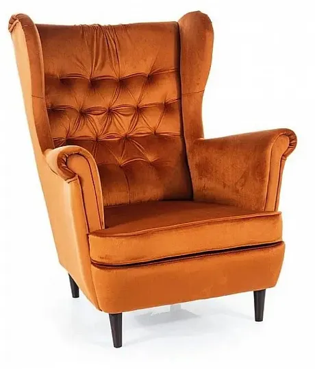Кресло SIGNAL HARRY Velvet Bluvel 4215 корица/венге