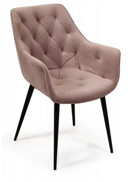 Стул Archi, бархат бежевый 5, опора конус