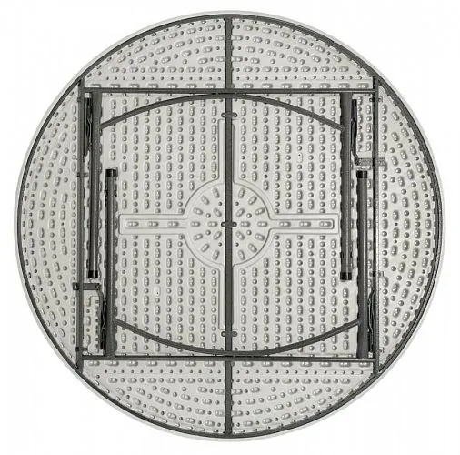 Стол круглый складной пластиковый Кейт 160