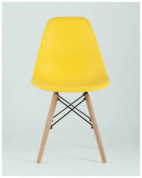 Стул Eames Style DSW желтый (разборный каркас) фото 7