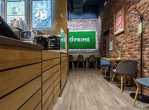 Барная стойка и мебель для кафе Prime в IQ-quarter Москва-Сити Фото 5