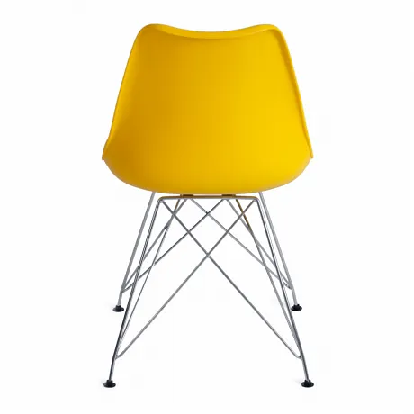 Стул TULIP IRON CHAIR (mod.EC-123) Желтый фото 4