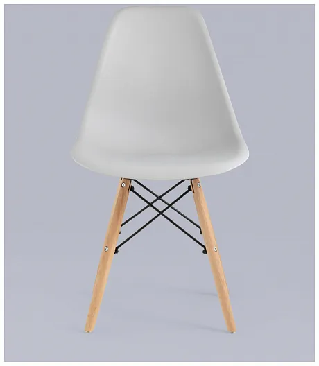 Стул Eames Style DSW светло-серый x4 (разборный каркас) фото 7