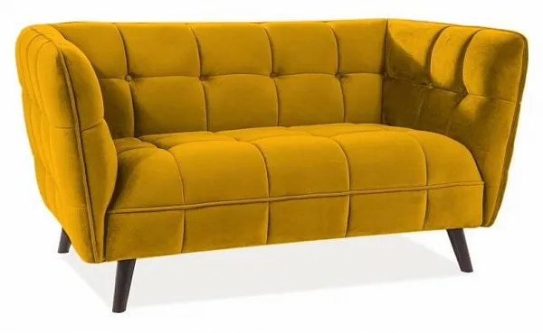Диван Signal CASTELLO 2 Velvet Bluvel 68 (карри)