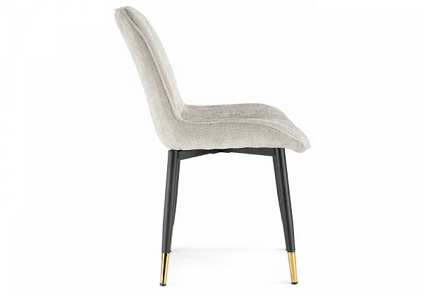 Стул на металлокаркасе Seda 1 latte / black / gold фото 4
