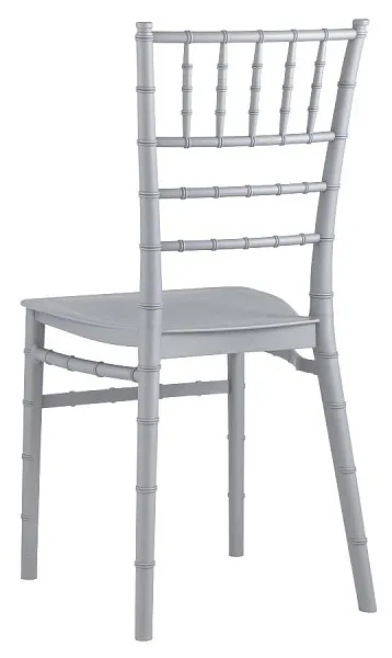 Стул Chiavari (Кьявари) пластик серебряный фото 5