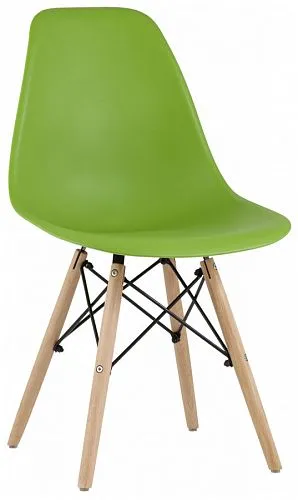 Стул Eames Style DSW зеленый (разборный каркас)