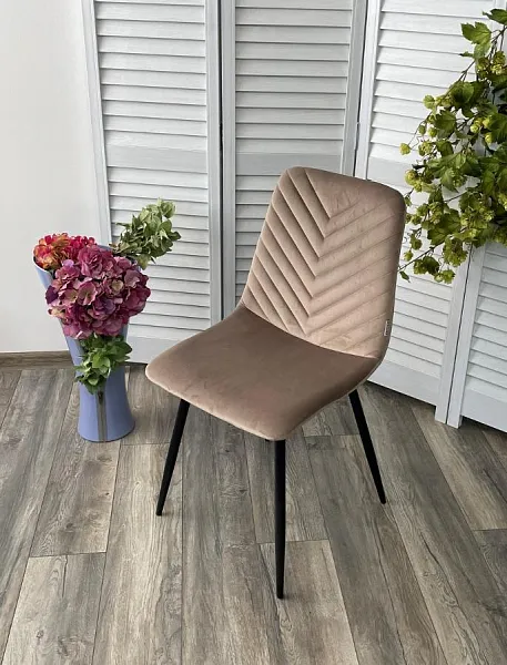 Стул DUKE BLUVEL-40 BEIGE, велюр фото 5