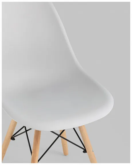 Стул Eames Style DSW светло-серый x4 (разборный каркас) фото 11
