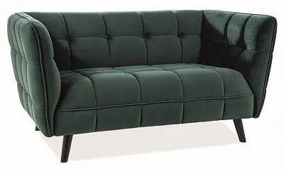 Диван Signal CASTELLO 2 Velvet Bluvel 78 (зеленый)