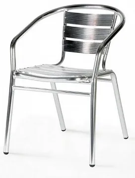 Стул алюминевый LFT-3059 Silver metallic