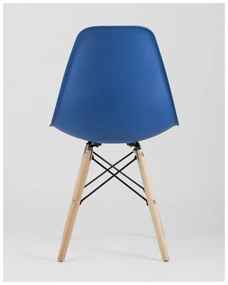 Стул Eames Style DSW синий x4 (разборный каркас) фото 8