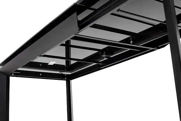Стол CREMONA 140 KL-61 под дерево, итальянская керамика/ черный каркас, ®DISAUR фото 5