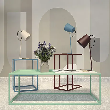 Столик приставной Mayen, 38х38 см, бирюзовый фото 8