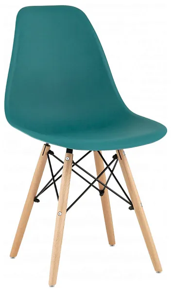 Стул Eames Style DSW темно-бирюзовый (разборный каркас) фото 2