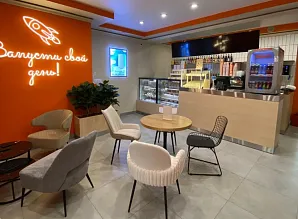Мебель для кофейни Bodro Coffee в БЦ «Окский» Фото 2