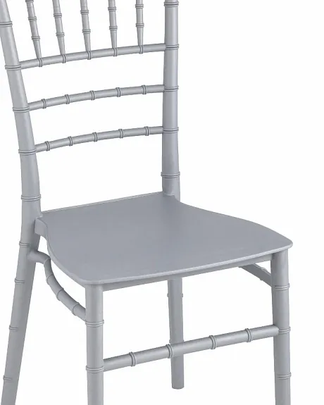 Стул Chiavari (Кьявари) пластик серебряный фото 7