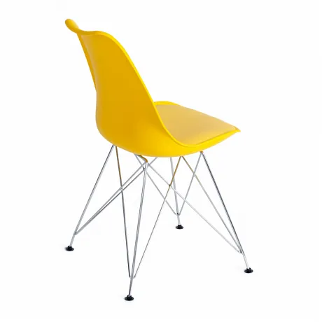 Стул TULIP IRON CHAIR (mod.EC-123) Желтый фото 3