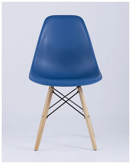 Стул Eames Style DSW синий x4 (разборный каркас) фото 7