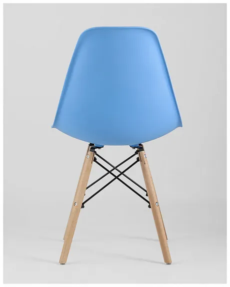 Стул Eames Style DSW голубой x4 (разборный каркас) фото 8
