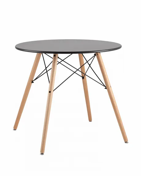 Стол круглый EAMES DSW NEW D=80 черный