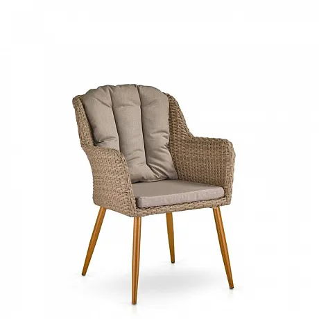 Комплект плетеной мебели T363B/Y363B-W65 Light Brown 4Pcs фото 3