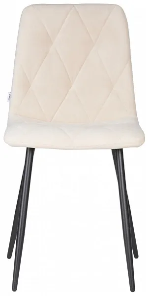 Стул CHILLY ROMBO Бежевый Simple 44, основание черный фото 7